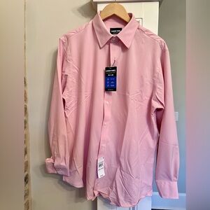 Lands’ End Mens Button Down Dress shirt Large 16-16 1/2 - 32/33